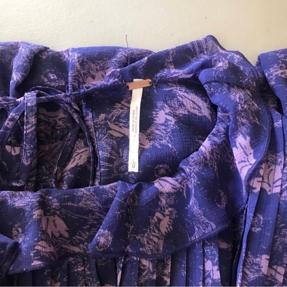 Free People These Dreams Mini Violet Dress Size Large - Picture 7 of 16